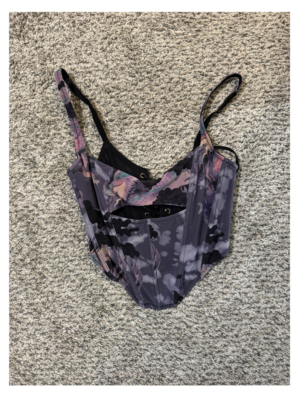 Dragon design Corset Top